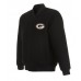 Green Bay Packers Varsity Black Wool Jacket